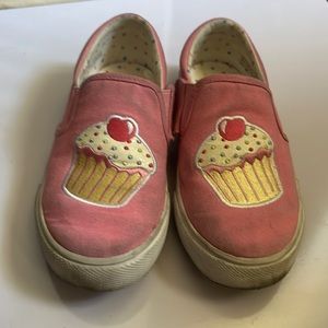 “Hello cupcake” slip on sneakers